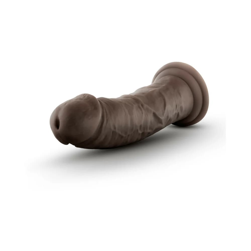 Au Naturel 8 in. Posable Dual Density Dildo Brown thumbnail
