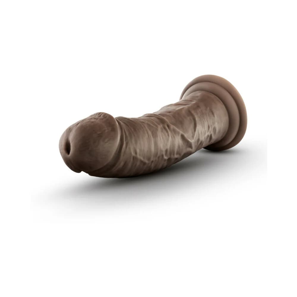Dr. Skin Realistic 8 in. Dildo Brown thumbnail