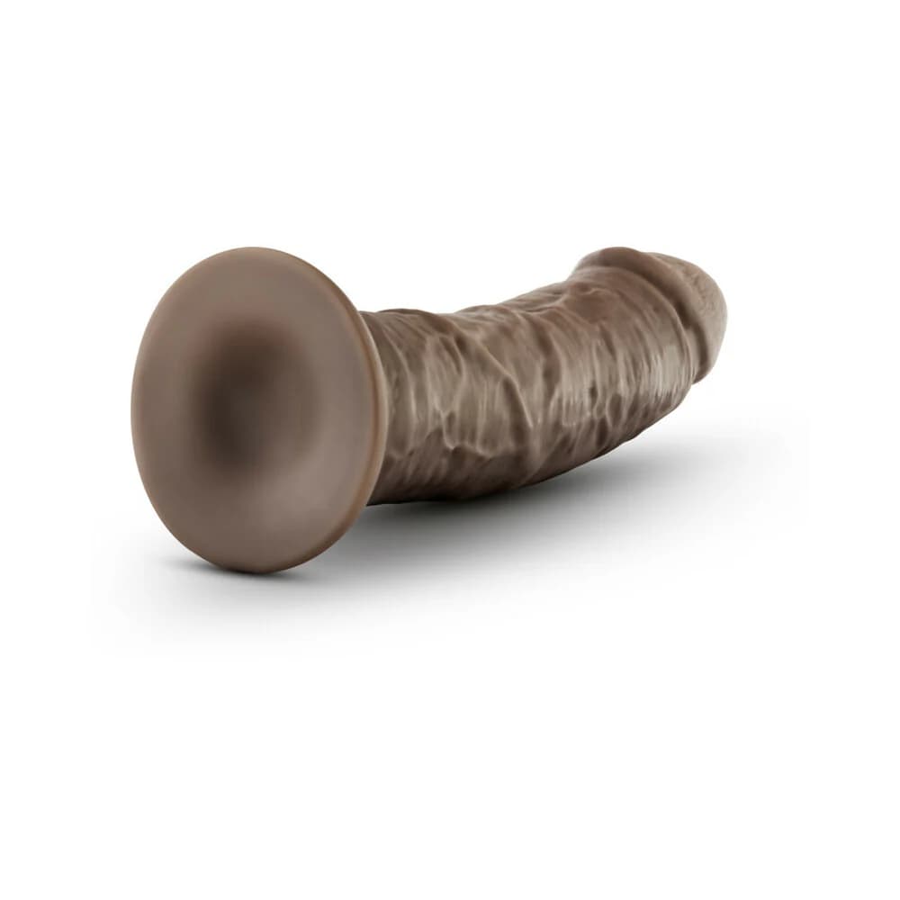 Dr. Skin Realistic 8 in. Dildo Brown thumbnail