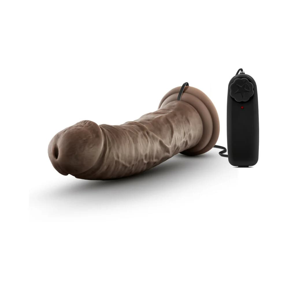 Dr. Skin Dr. Joe Realistic 8 in. Vibrating Dildo Brown thumbnail