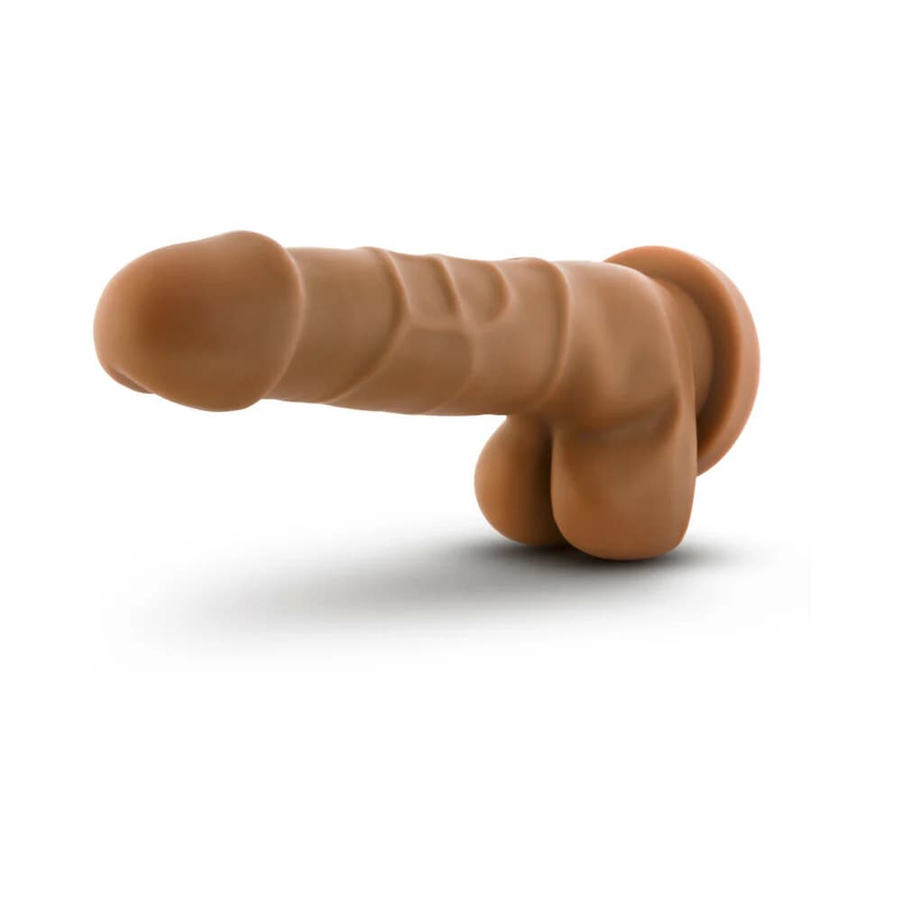 Dr. Skin Basic 7 Realistic 7.75 in. Dildo with Balls Tan thumbnail