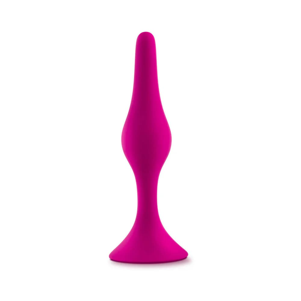 Luxe Silicone Beginner Plug Medium Pink thumbnail