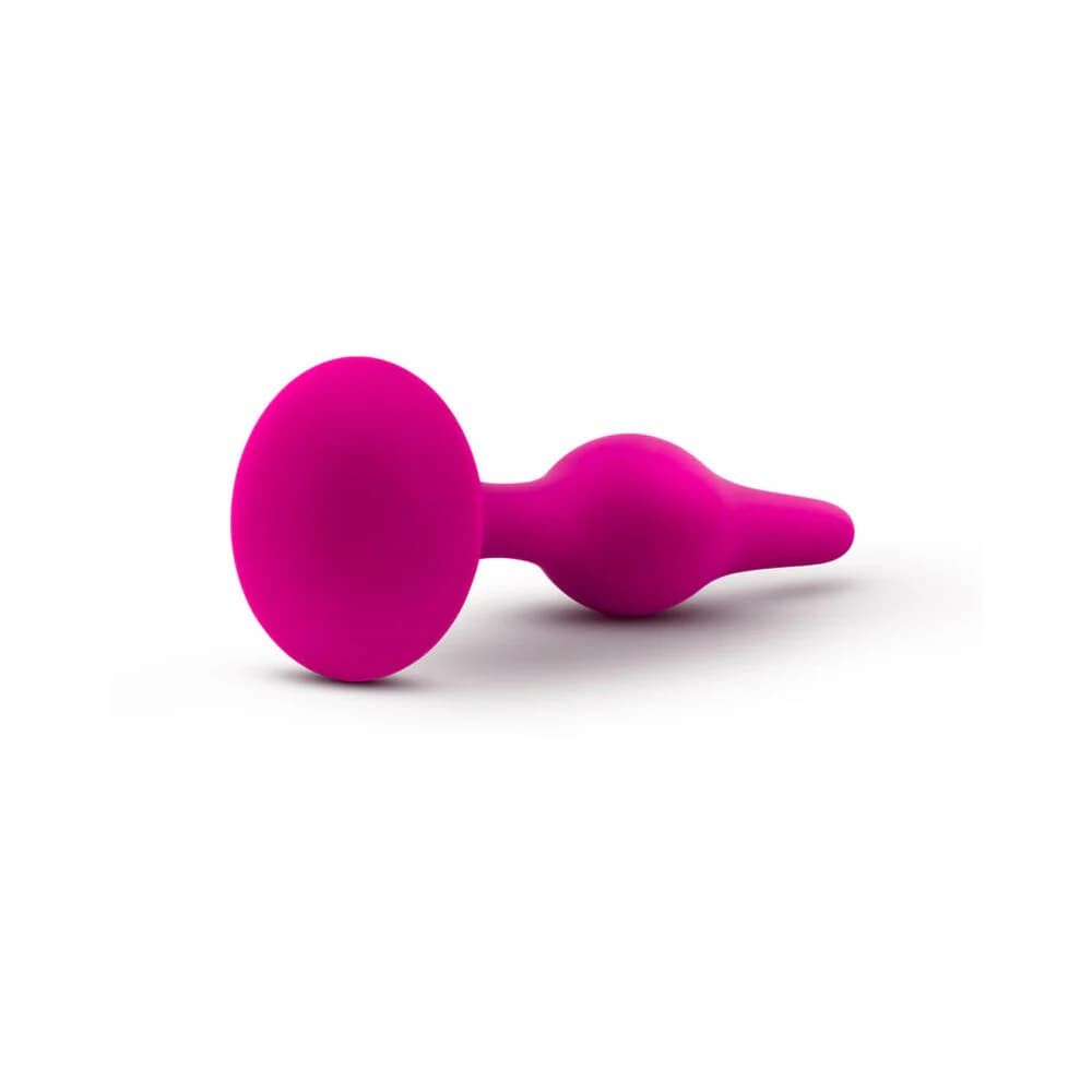 Luxe Silicone Beginner Plug Medium Pink thumbnail