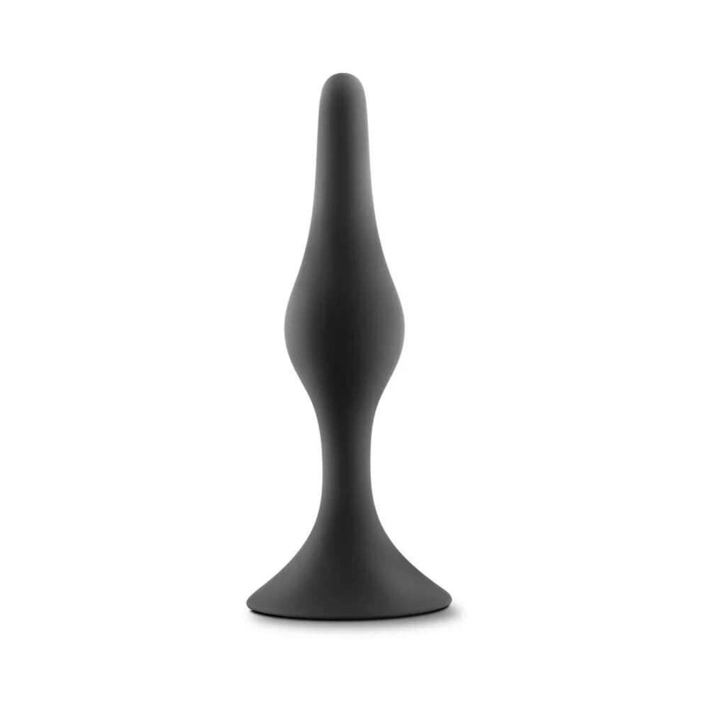 Luxe Silicone Beginner Plug Small Black thumbnail