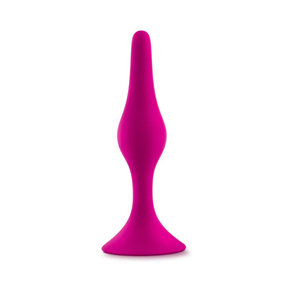 Luxe Silicone Beginner Plug Small Pink thumbnail