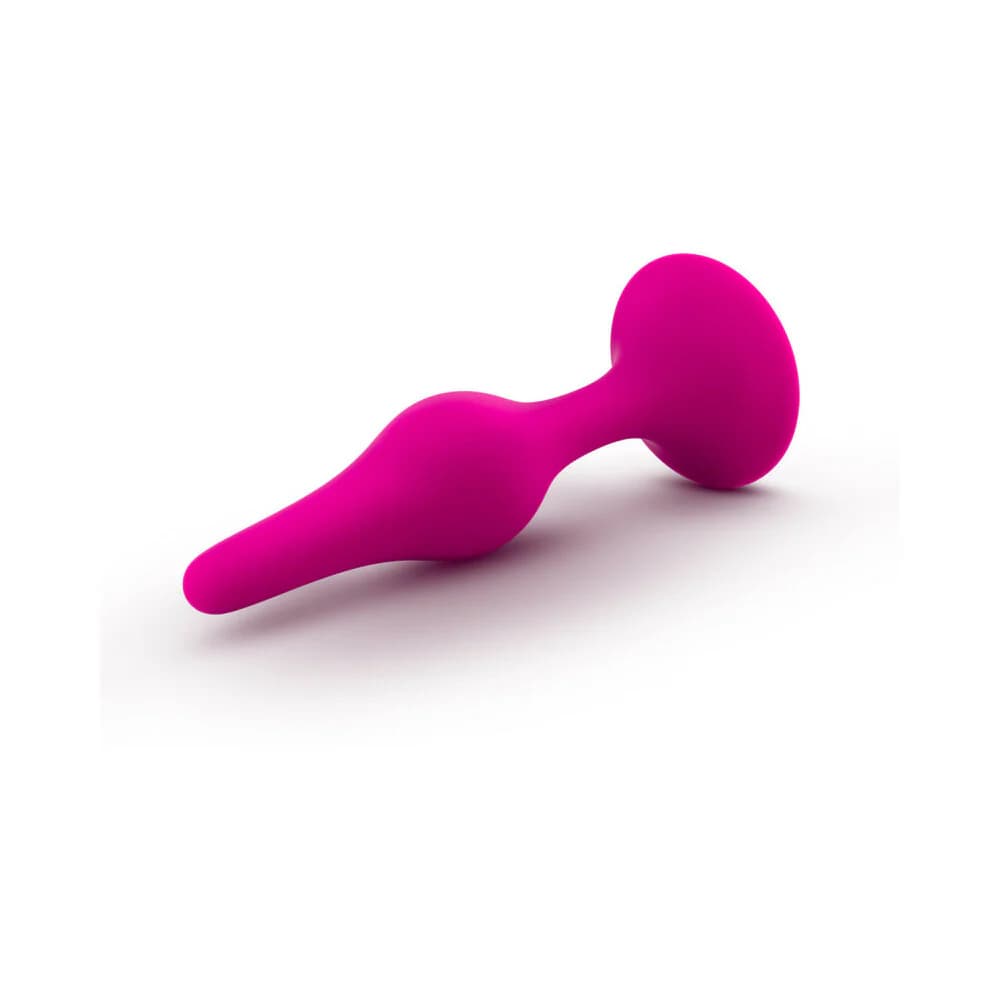 Luxe Silicone Beginner Plug Small Pink thumbnail
