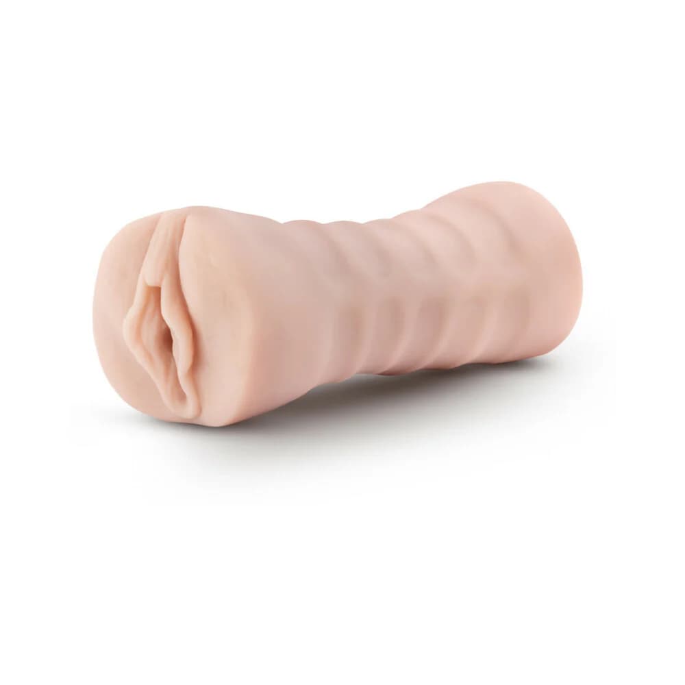 M for Men Ashley Vagina Stroker with Bullet Vibrator Beige thumbnail