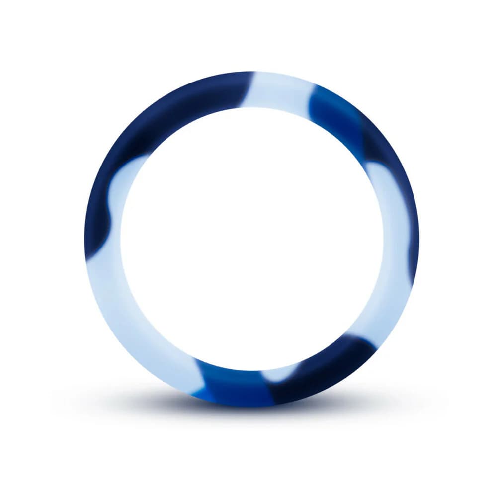 Performance Silicone Camo Cock Ring Blue Camouflage thumbnail