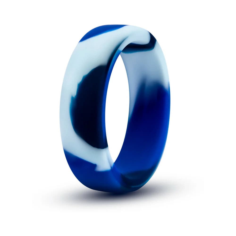 Performance Silicone Camo Cock Ring Blue Camouflage thumbnail
