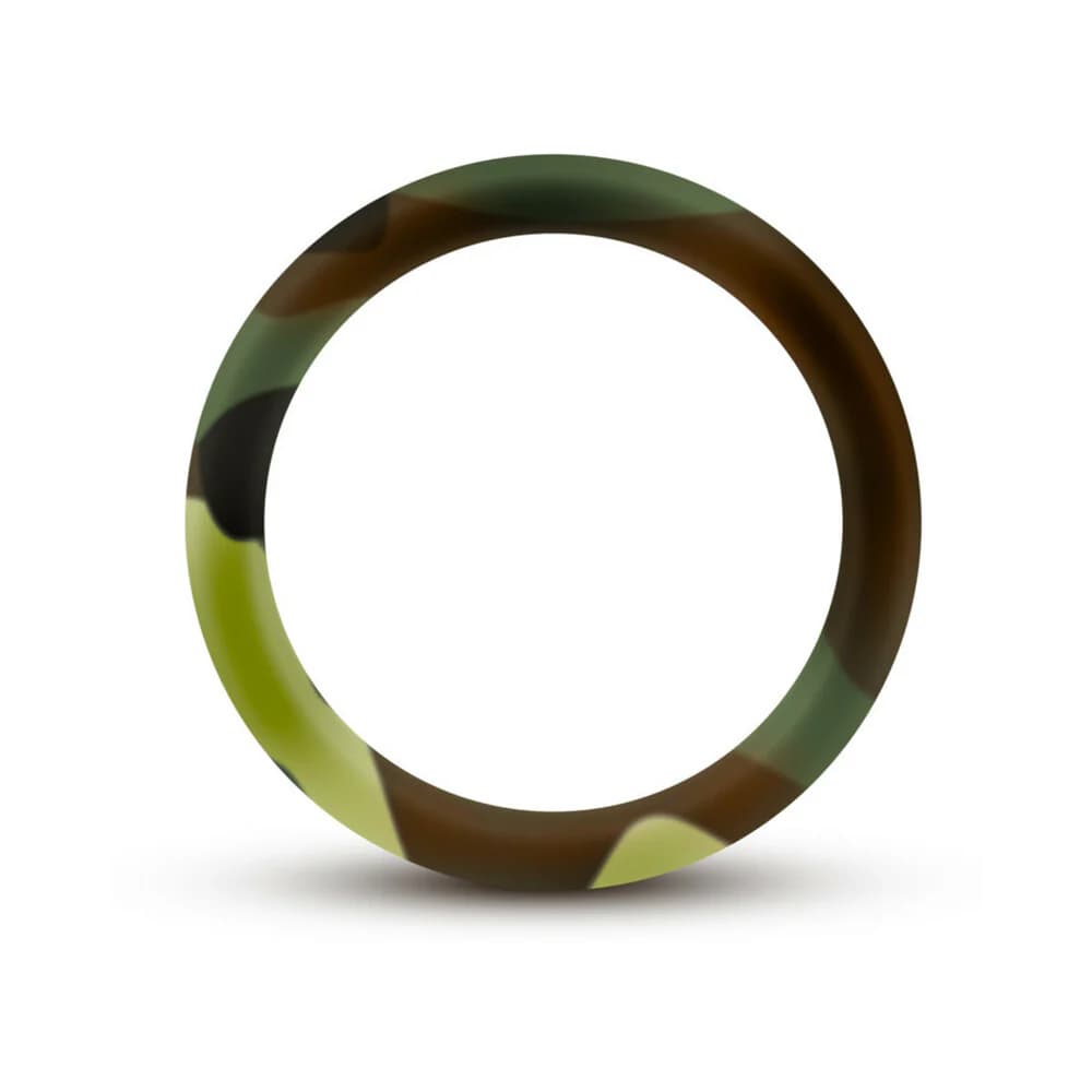 Performance Silicone Camo Cock Ring Green Camouflage thumbnail