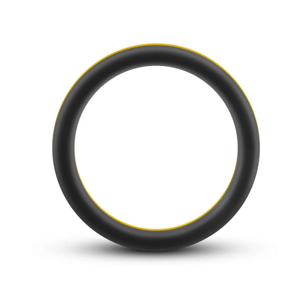 Performance Silicone Go Pro Cock Ring Black/Gold/Black thumbnail