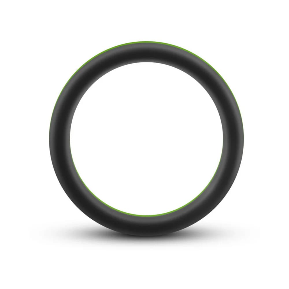 Performance Silicone Go Pro Cock Ring Black/Green/Black thumbnail