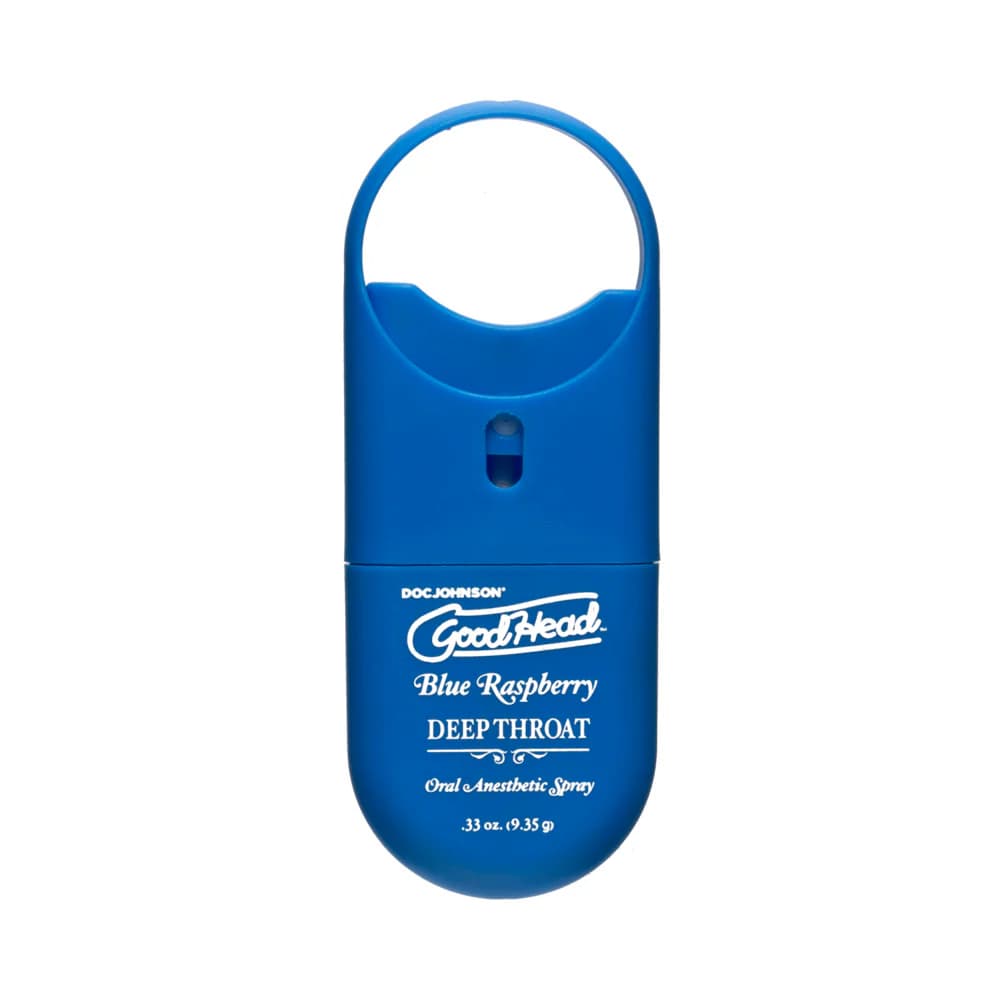 GoodHead Deep Throat Spray To-Go Blue Raspberry .33 oz thumbnail