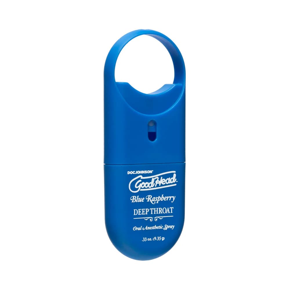 GoodHead Deep Throat Spray To-Go Blue Raspberry .33 oz thumbnail