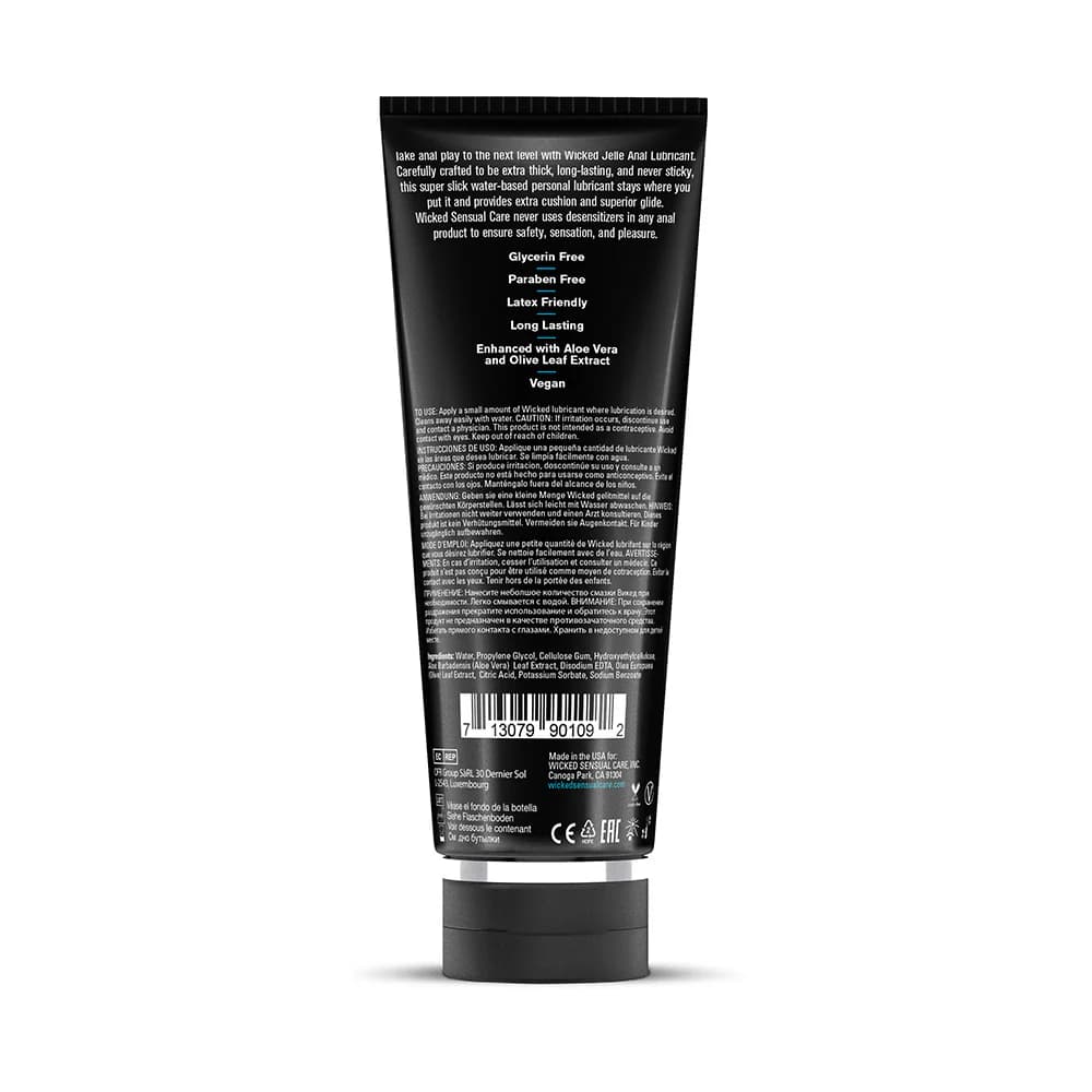 Wicked Jelle Water-Based Anal Lubricant 8 oz. thumbnail