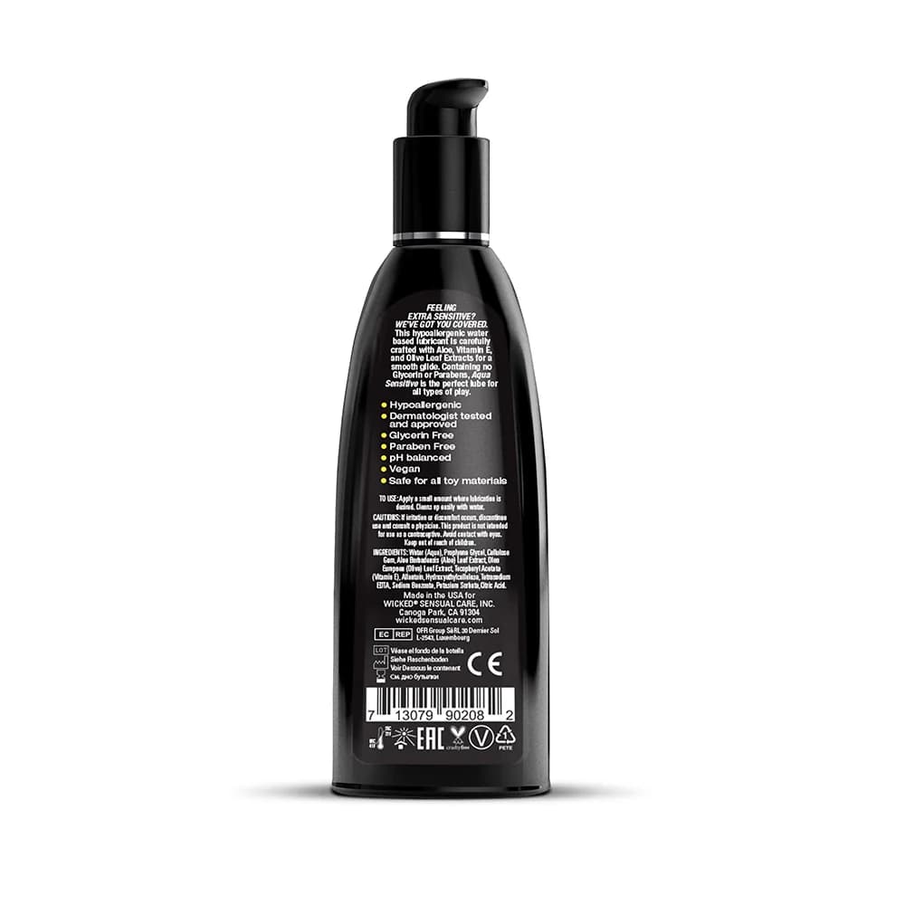 Wicked Aqua Sensitive Water-Based Lubricant 8.5 oz. thumbnail