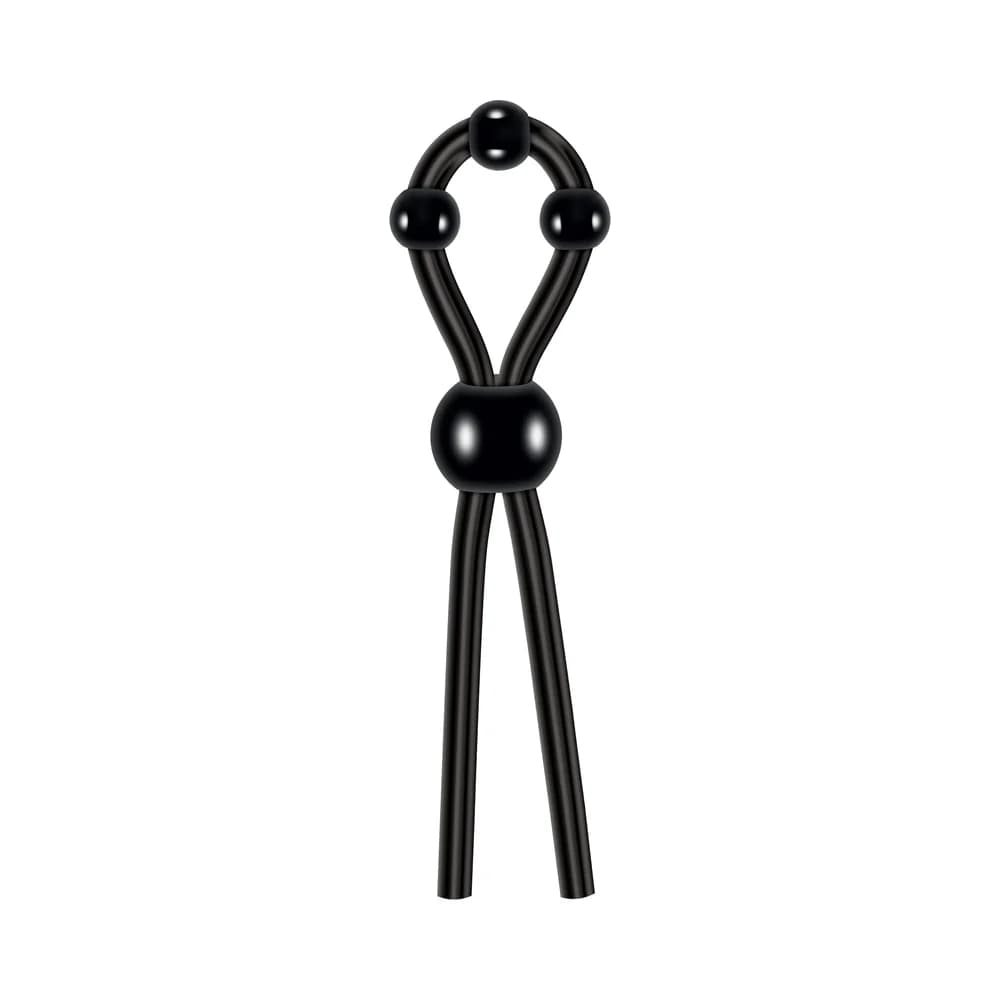 Zero Tolerance Ultimate Silicone Lasso Adjustable Cockring Black thumbnail