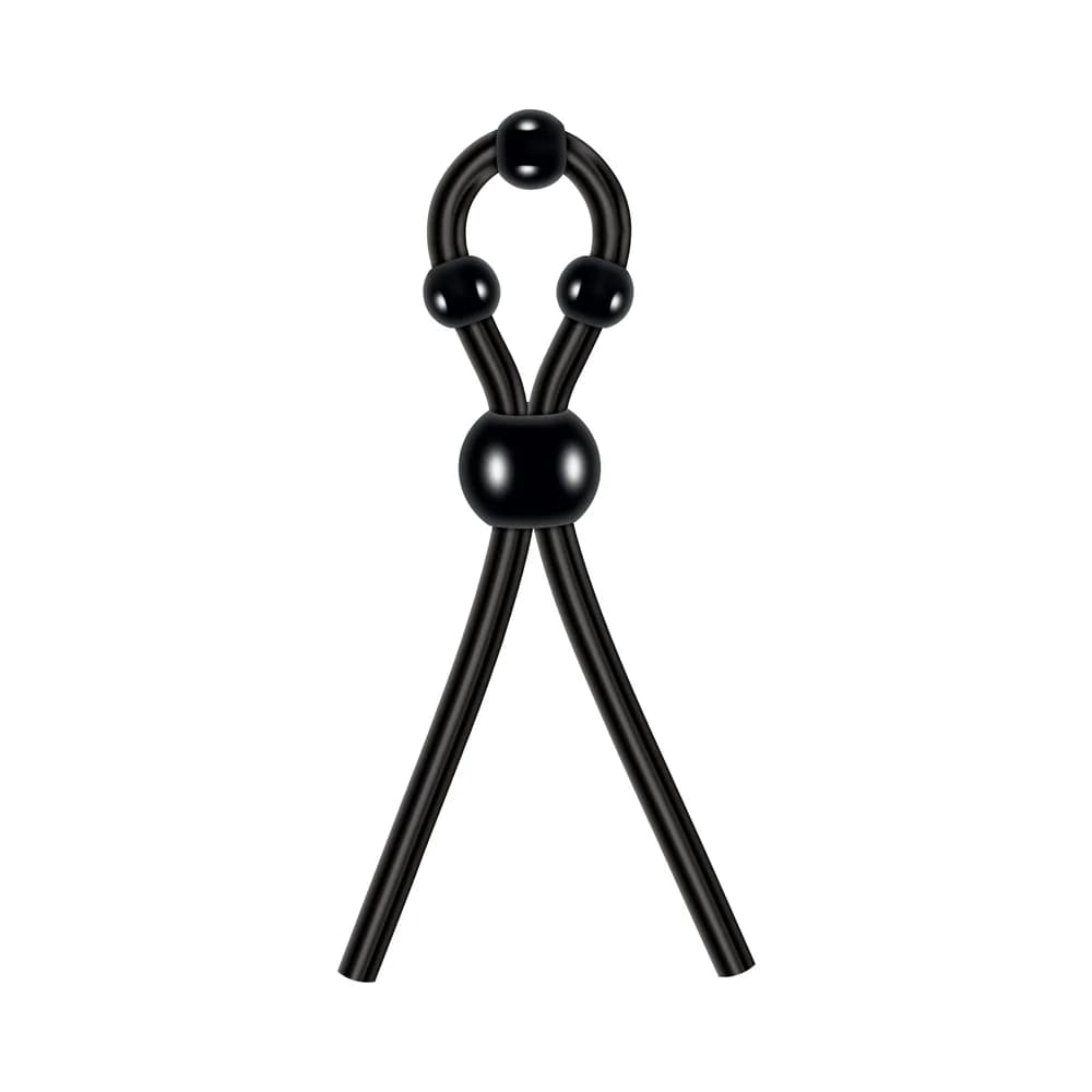 Zero Tolerance Ultimate Silicone Lasso Adjustable Cockring Black thumbnail