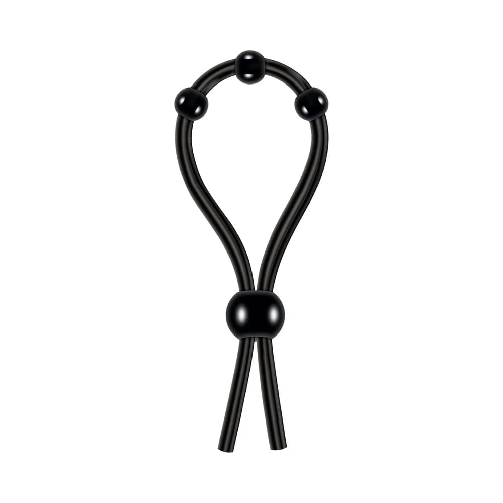 Zero Tolerance Ultimate Silicone Lasso Adjustable Cockring Black thumbnail