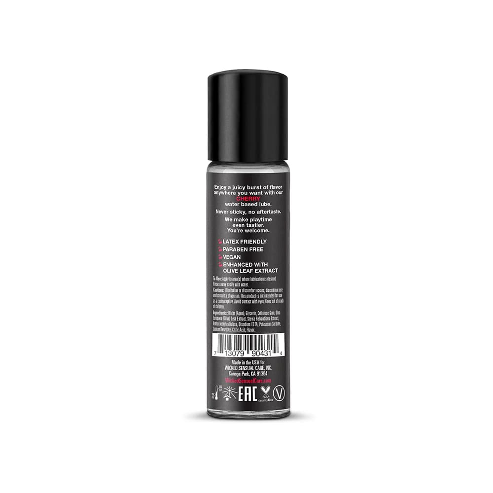 Wicked Aqua Cherry Water-Based Lubricant 1 oz. thumbnail