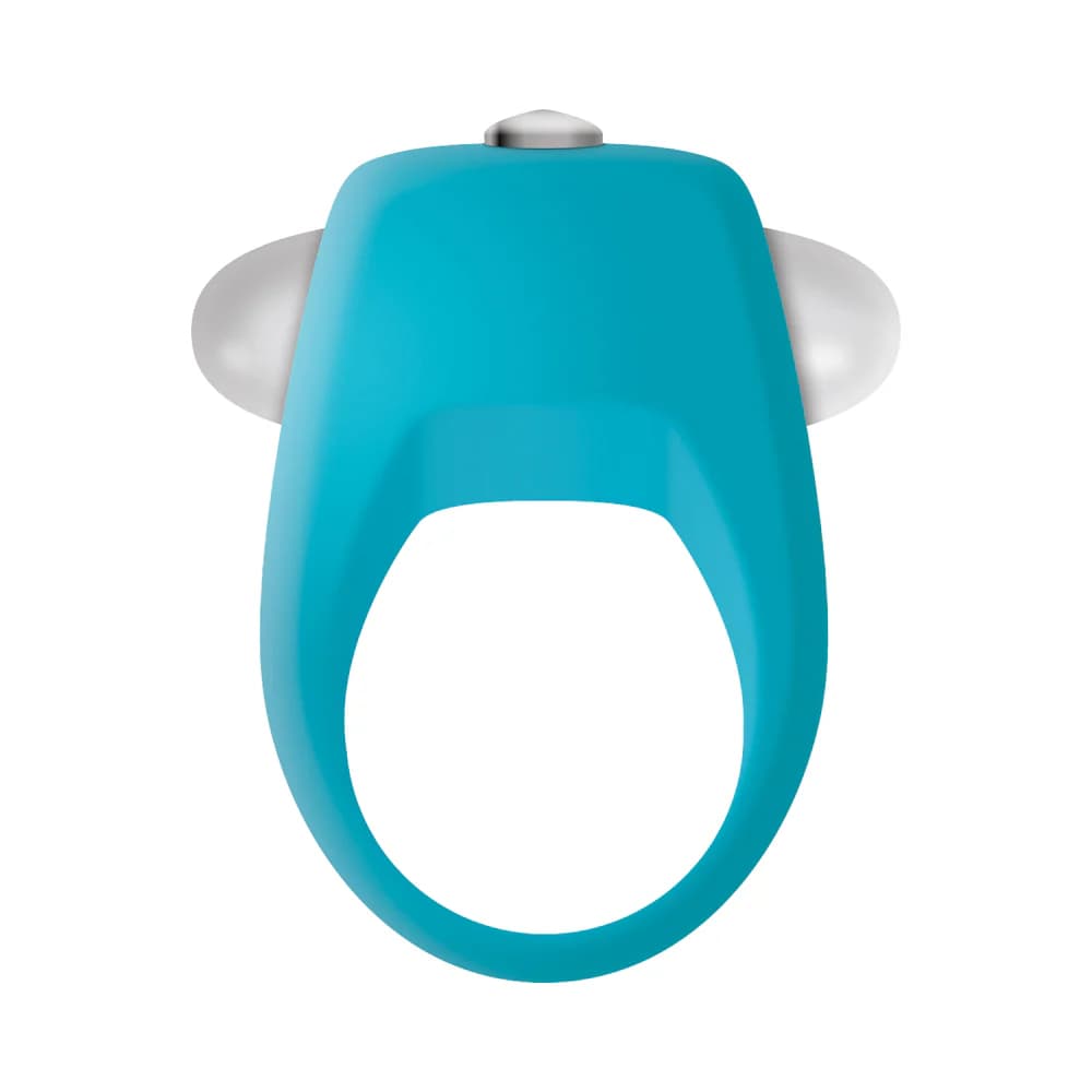 Zero Tolerance Teal Tickler Single-Speed Vibrating Silicone Cockring Teal thumbnail