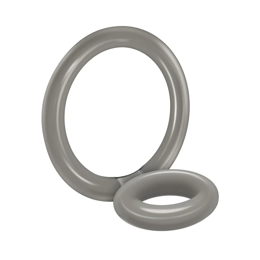 Zero Tolerance Bullseye Dual Ring Cockring Smoke thumbnail