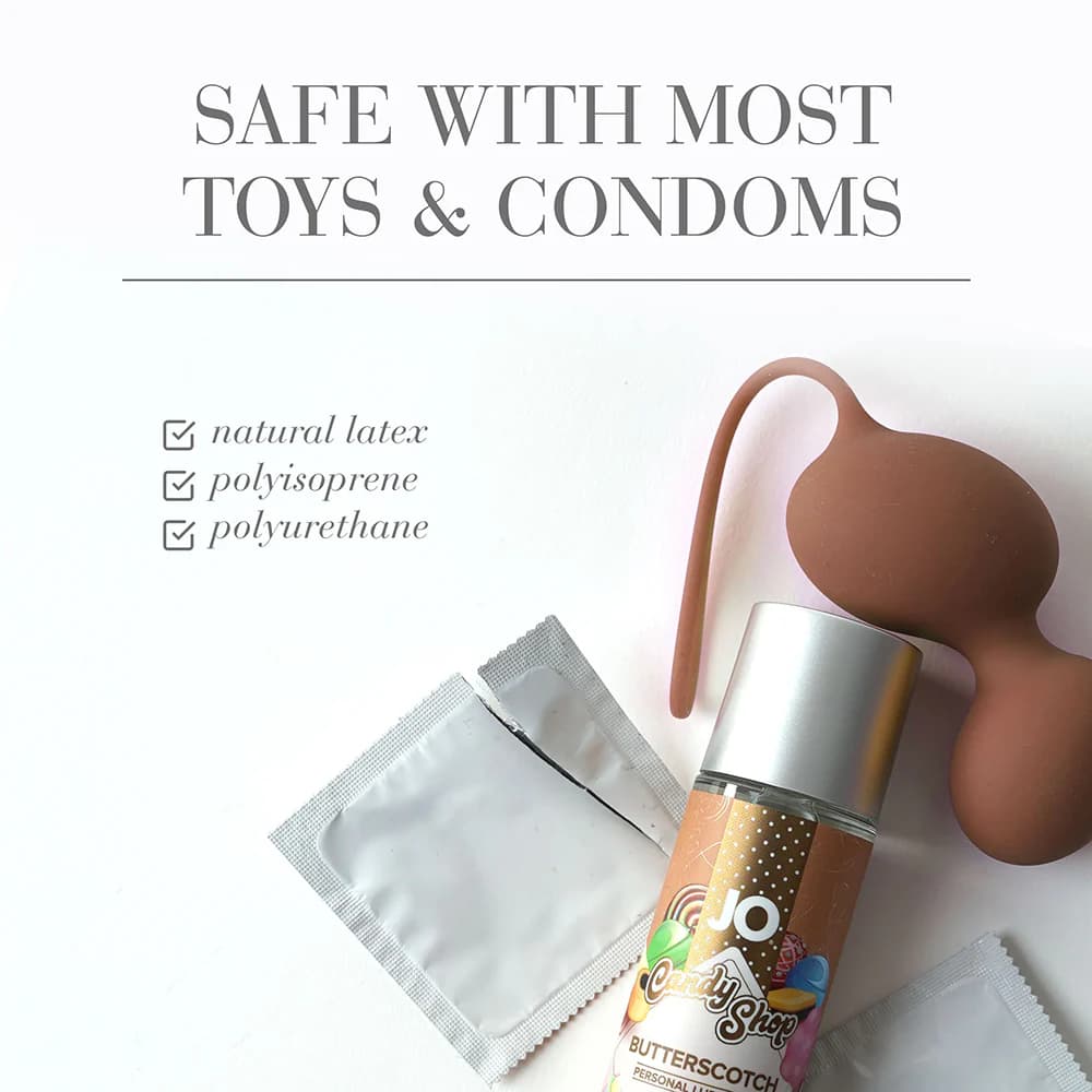 JO Candy Shop Butterscotch Flavored Water-Based Lubricant 2 oz. thumbnail