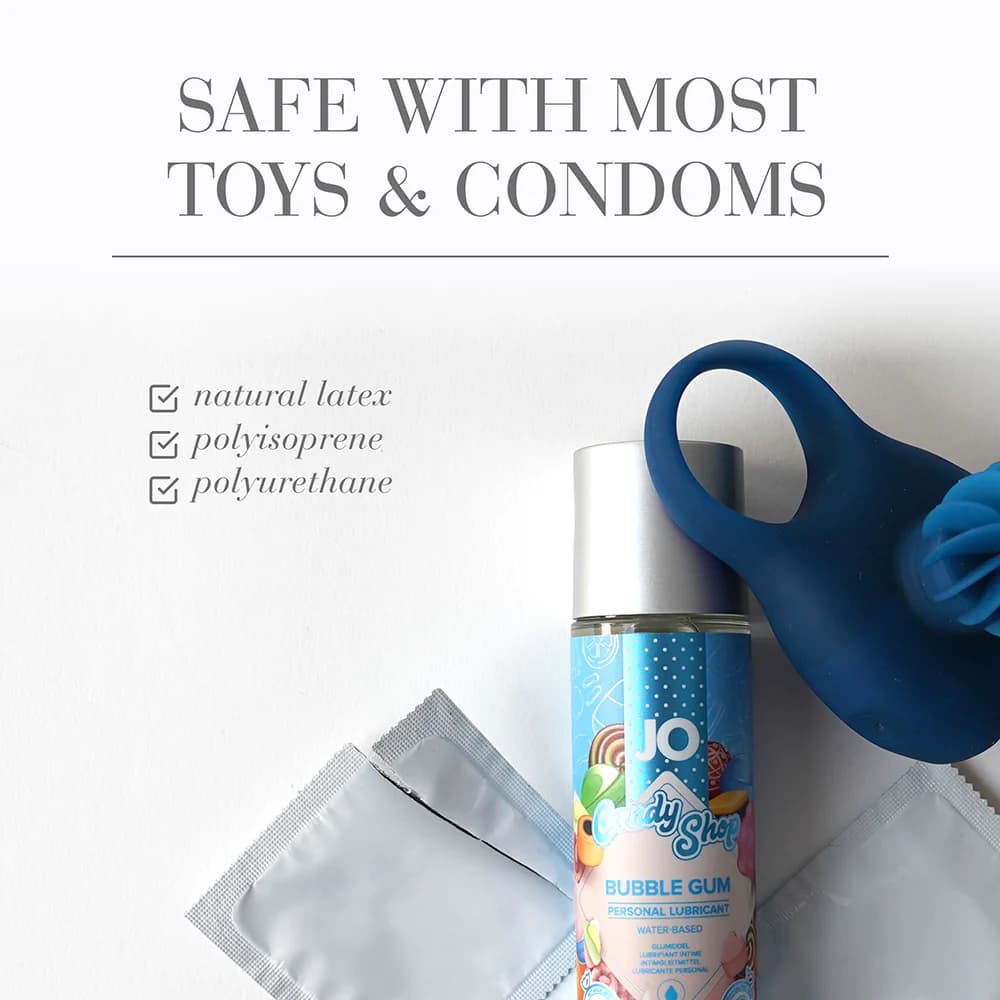 JO Candy Shop Bubble Gum Flavored Water-Based Lubricant 2 oz. thumbnail