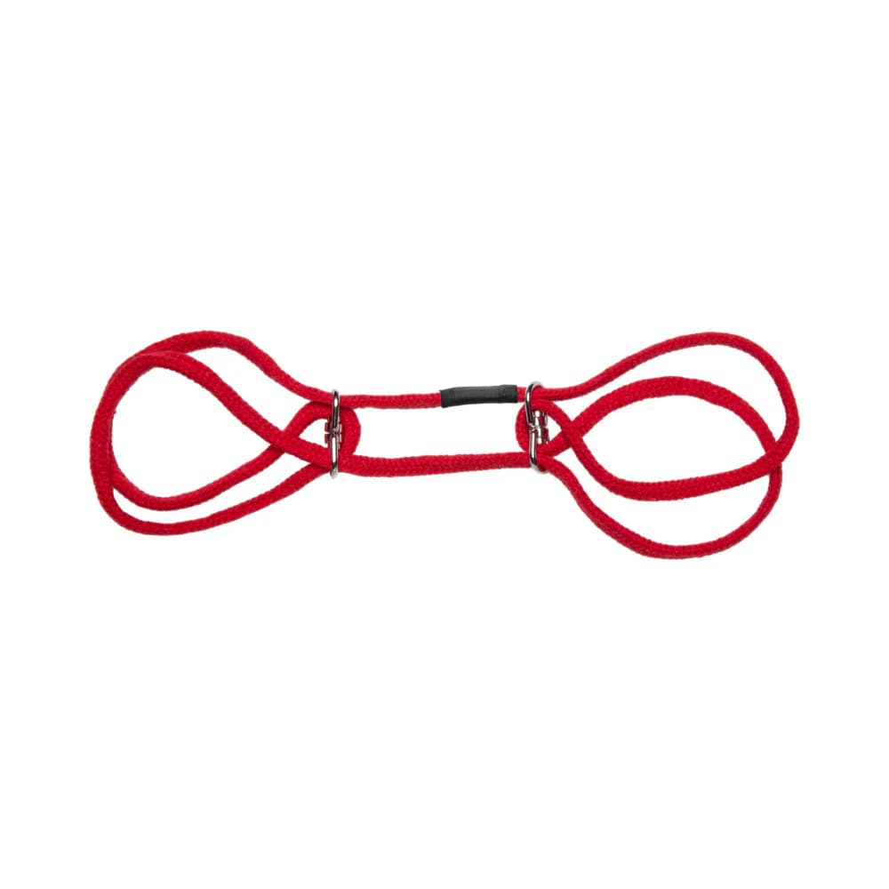 Japanese Style Bondage - 100% Cotton Wrist or Ankle Cotton Cuffs Red thumbnail