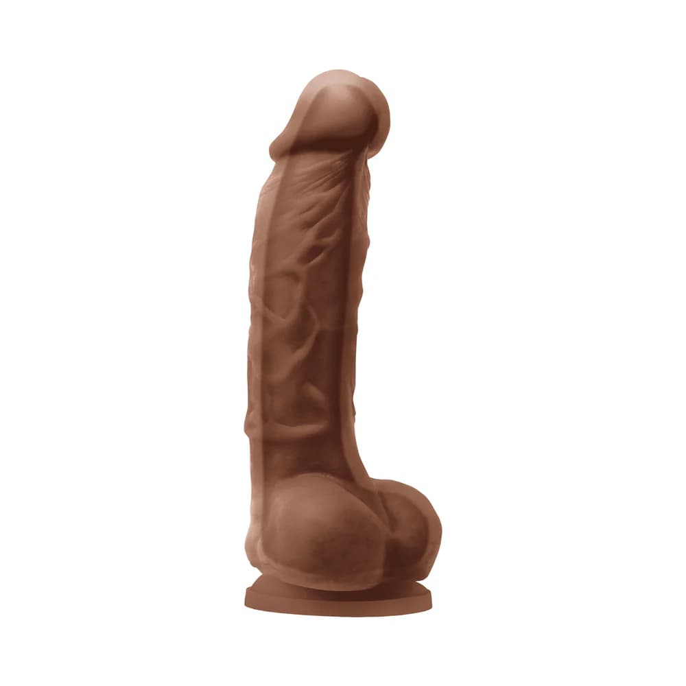 Colours Dual Density 5 in. Dildo Brown thumbnail