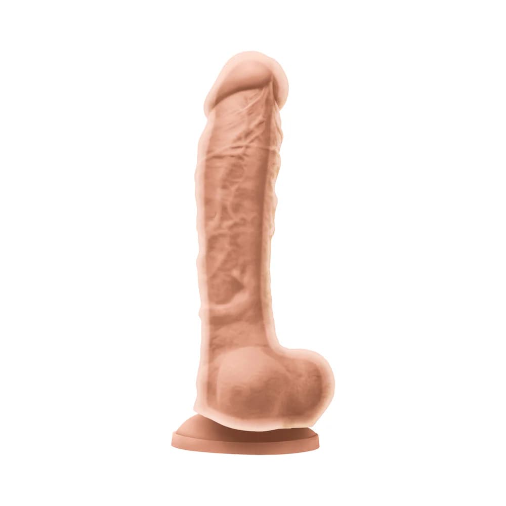 Colours Dual Density 8 in. Dildo Beige thumbnail