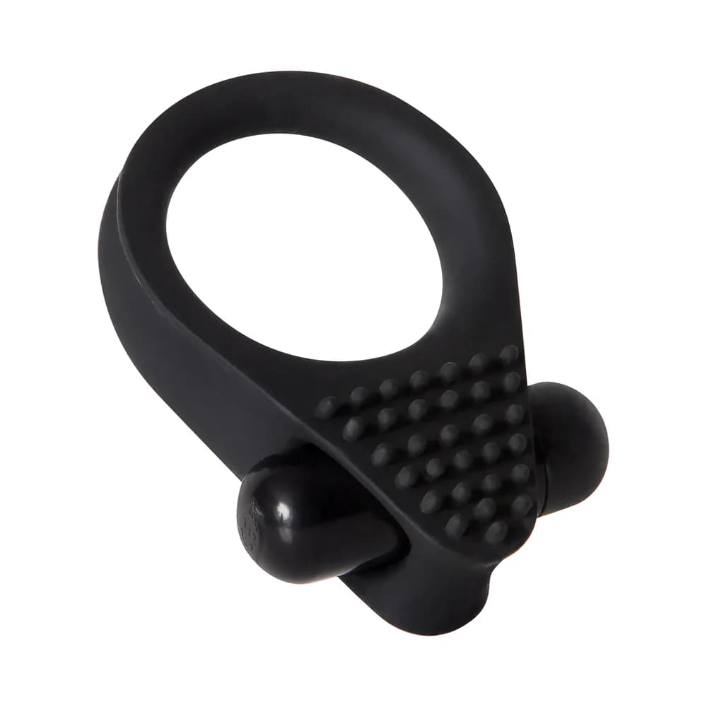 Zero Tolerance Black Knight Vibrating Cockring Black thumbnail