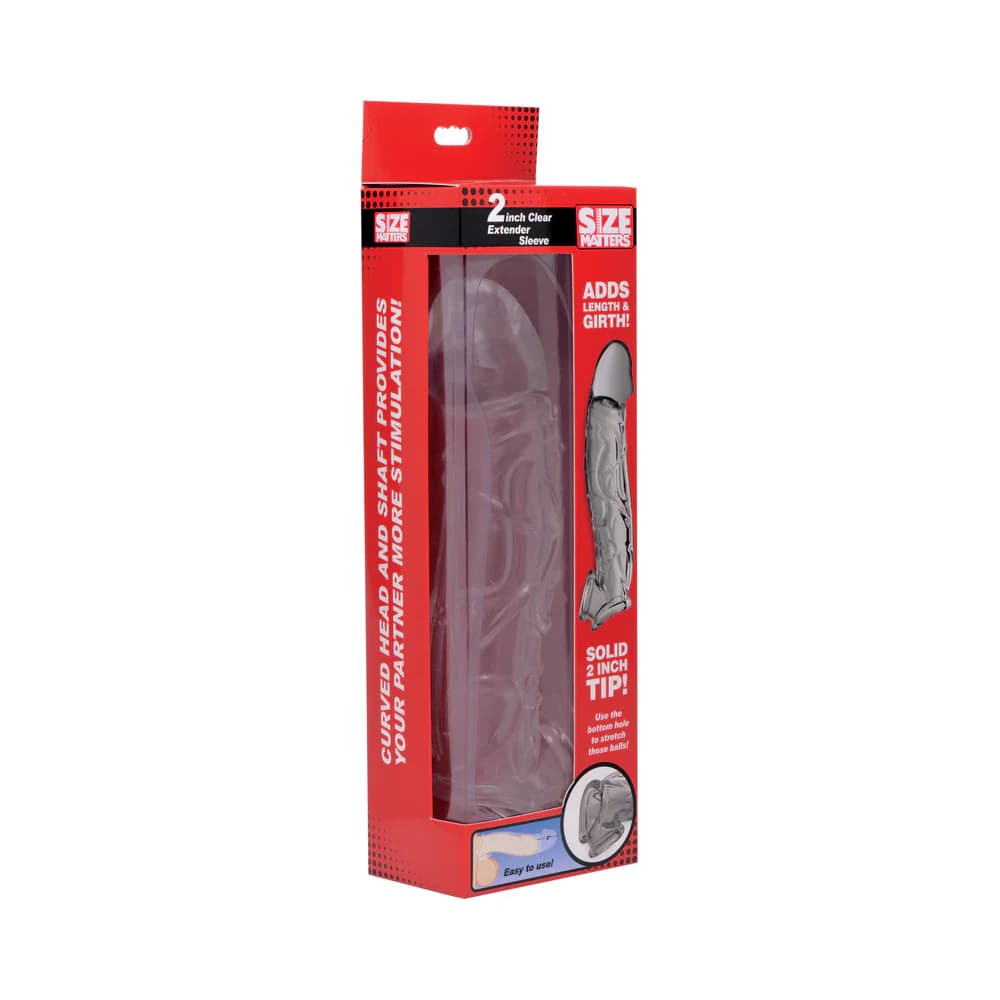 Size Matters 2 in. Clear Extender Sleeve