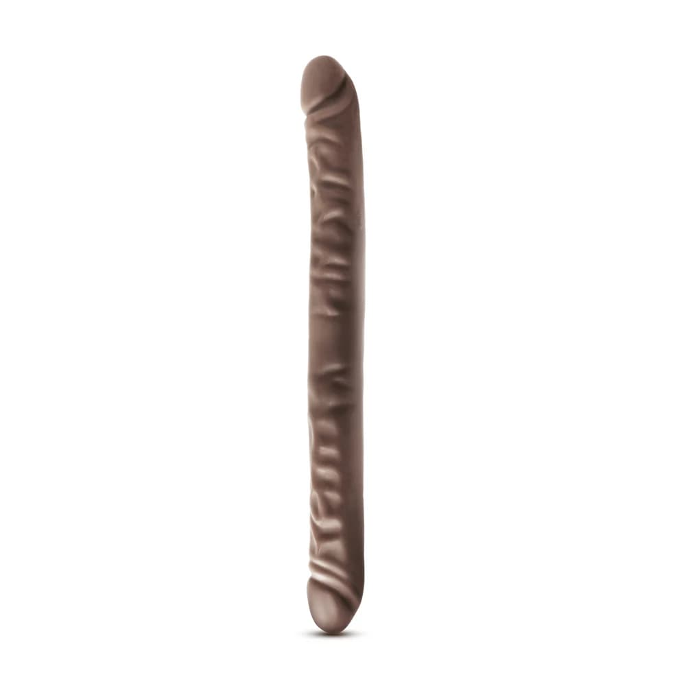 Dr. Skin 18 in. Double Dildo Brown thumbnail
