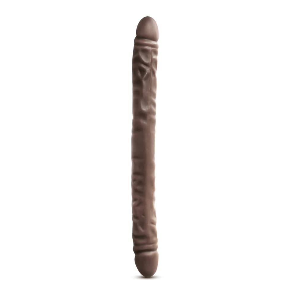 Dr. Skin 18 in. Double Dildo Brown thumbnail
