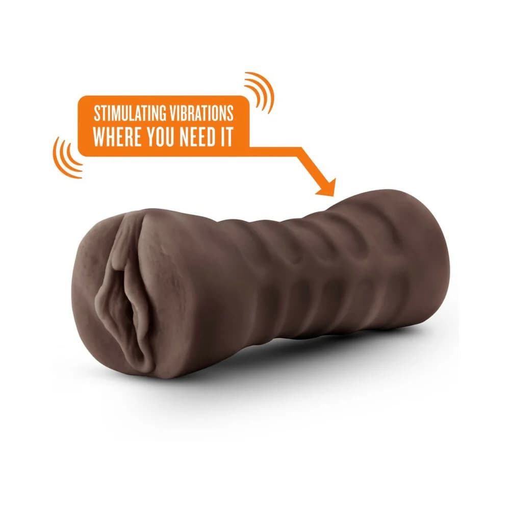 Hot Chocolate Alexis Vagina Stroker with Bullet Vibrator Brown thumbnail