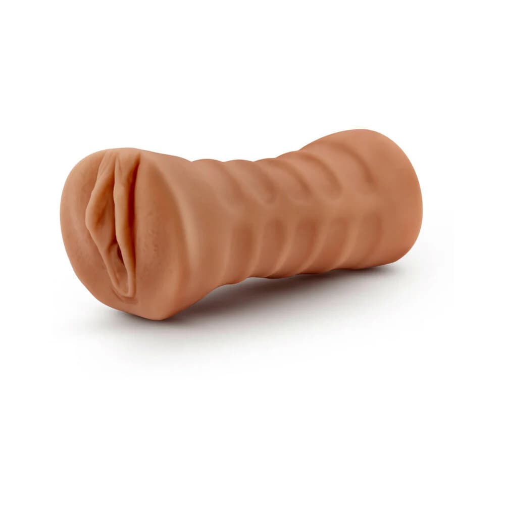M for Men Julieta Vagina Stroker with Bullet Vibrator Tan thumbnail