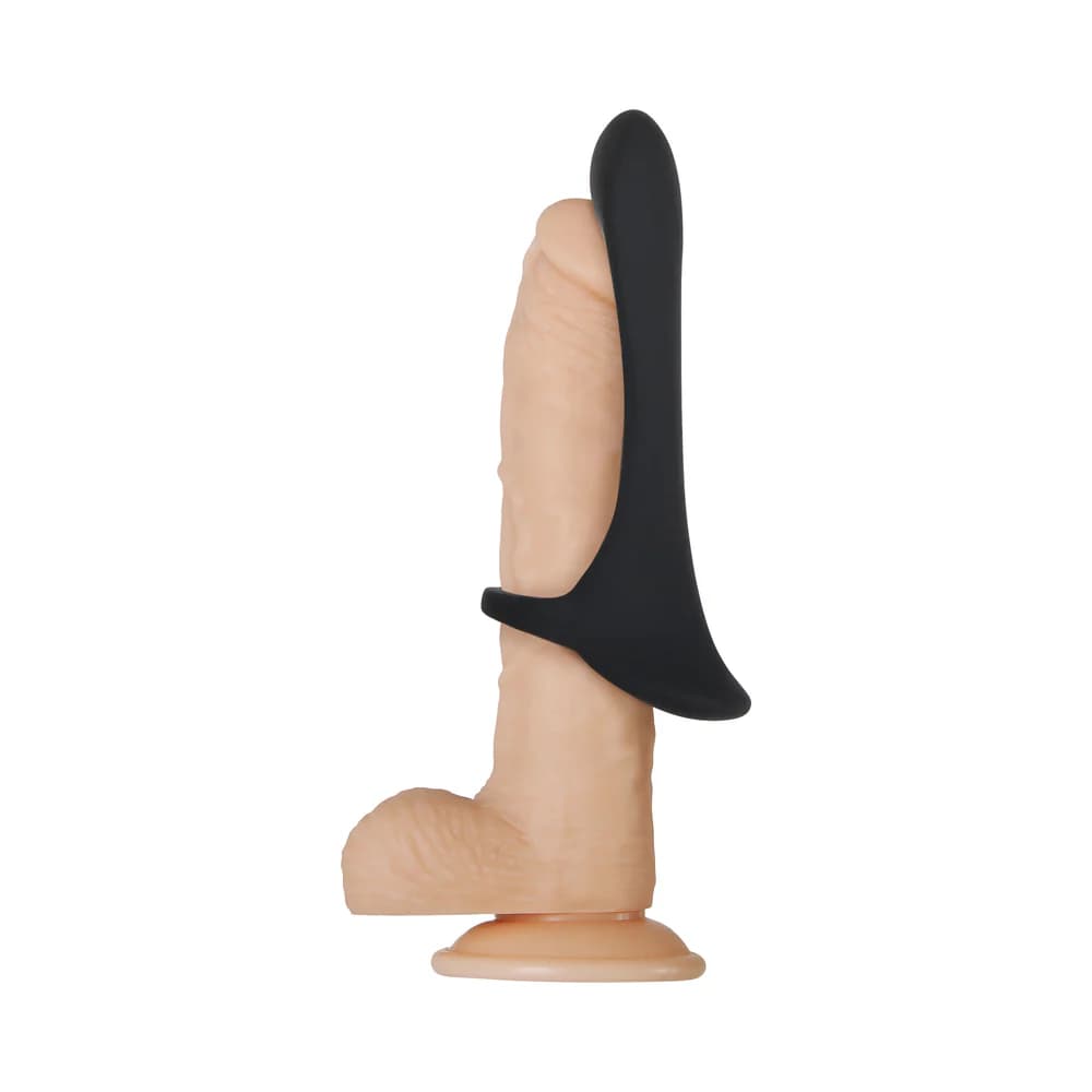 Zero Tolerance Cock Armor Rechargeable Vibrating Silicone Cock Sheath Black thumbnail