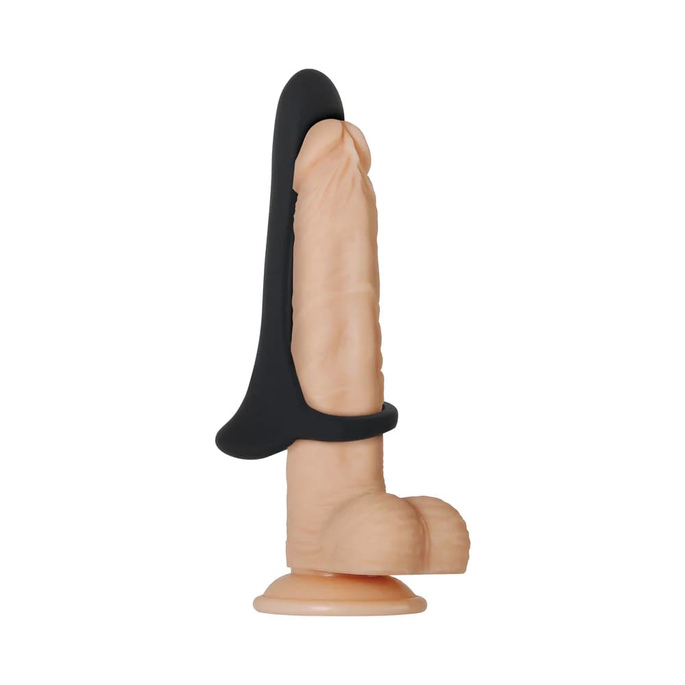 Zero Tolerance Cock Armor Rechargeable Vibrating Silicone Cock Sheath Black thumbnail