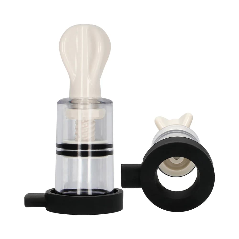 ElectroShock Remote-Controlled E-Stimulation Nipple Suckers White thumbnail