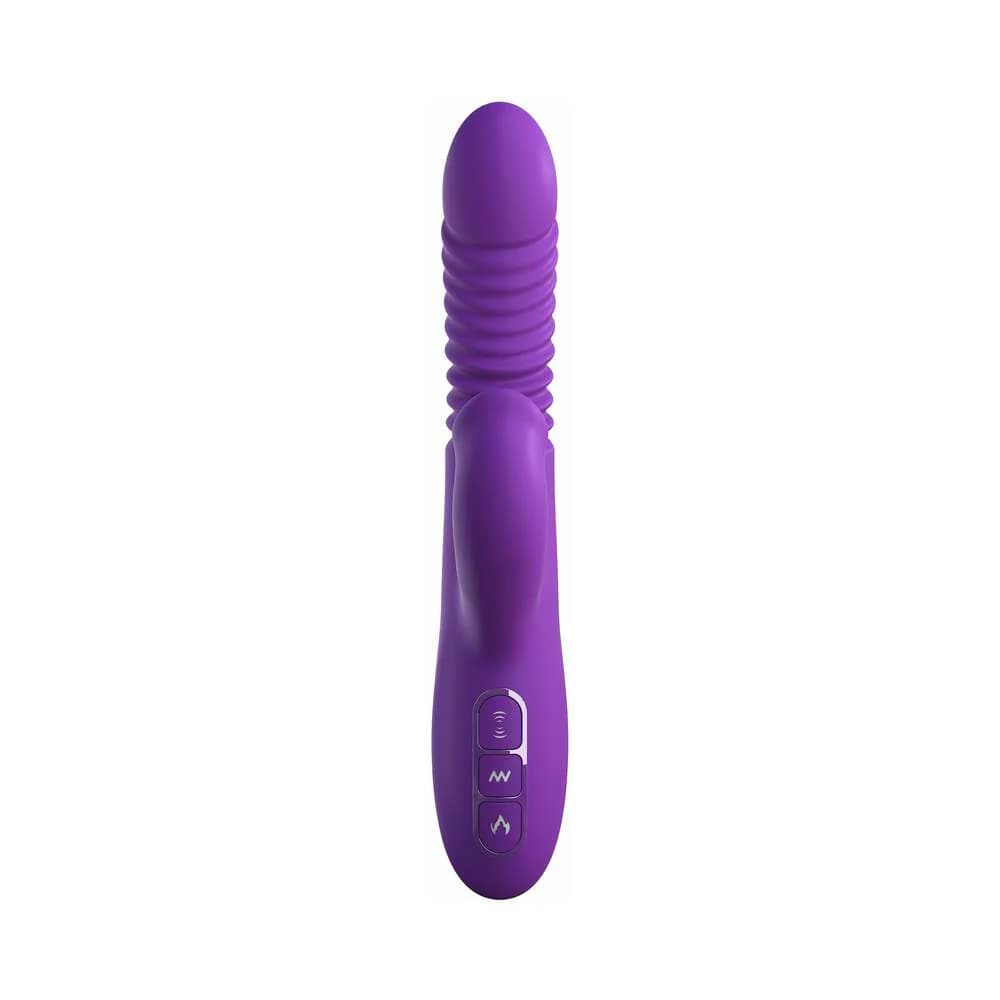 Fantasy For Her Rechargeable Silicone Ultimate Thrusting Clit Stimulate-Her Purple thumbnail