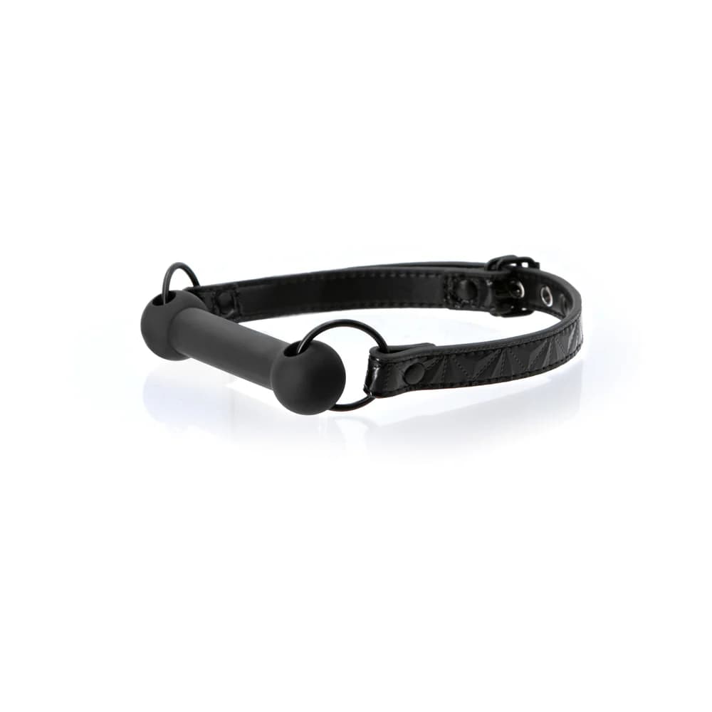 Sinful Silicone Bar Gag Black thumbnail