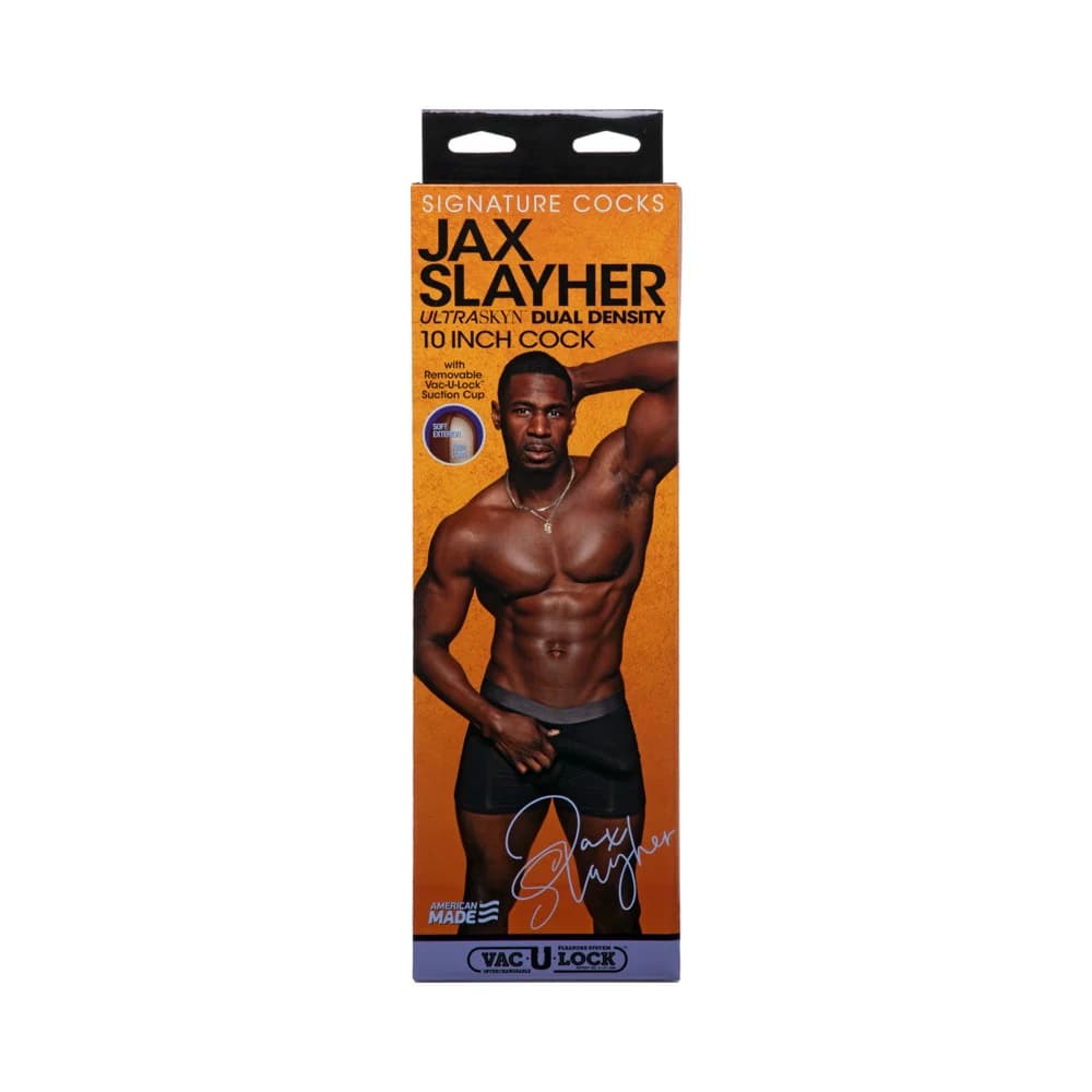 Signature Cocks Jax Slayher 10 Inch ULTRASKYN Cock with Removable Vac-U-Lock Suction Cup Chocolate thumbnail 7