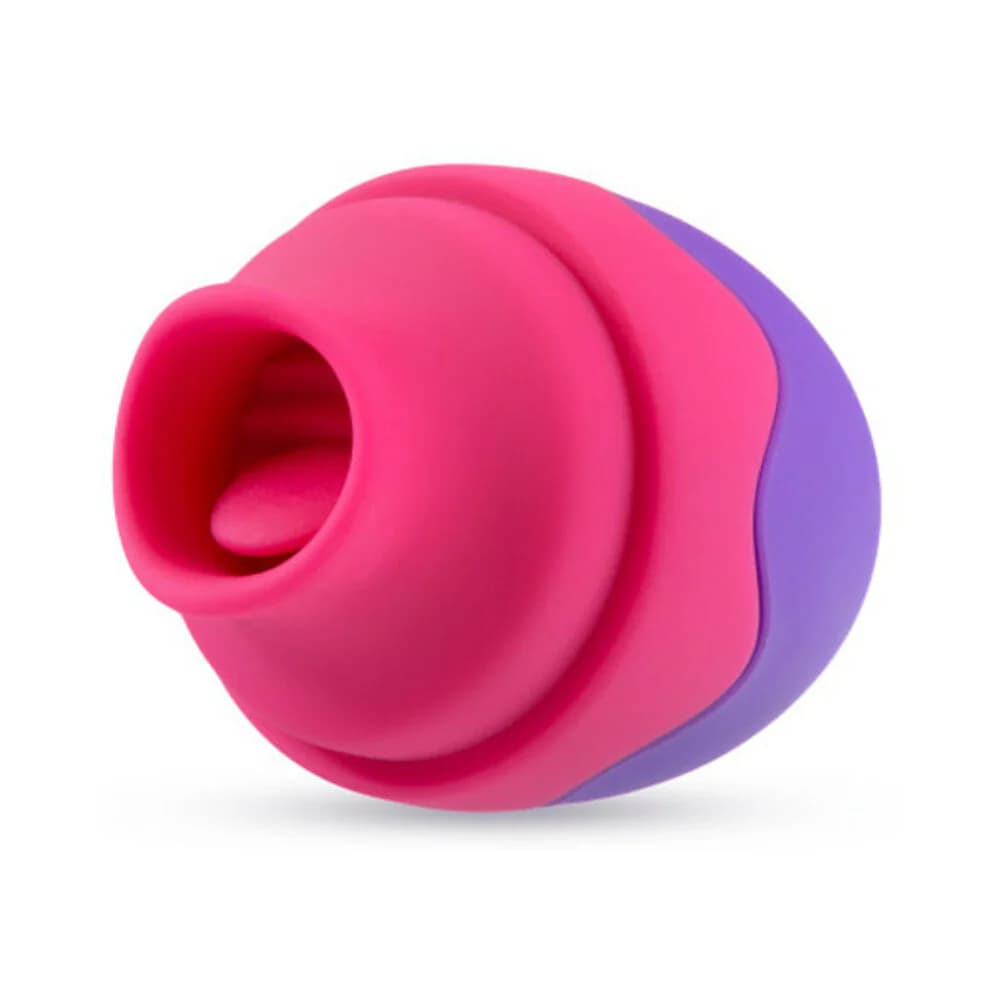 Aria Flutter Tongue Rechargeable Silicone Flicking Vibrator Purple thumbnail