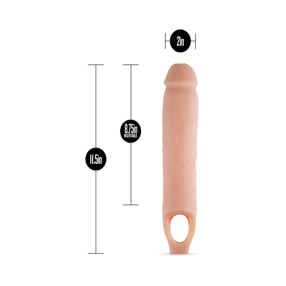Performance 11.5 in. Cock Sheath Penis Extender Sling Beige thumbnail