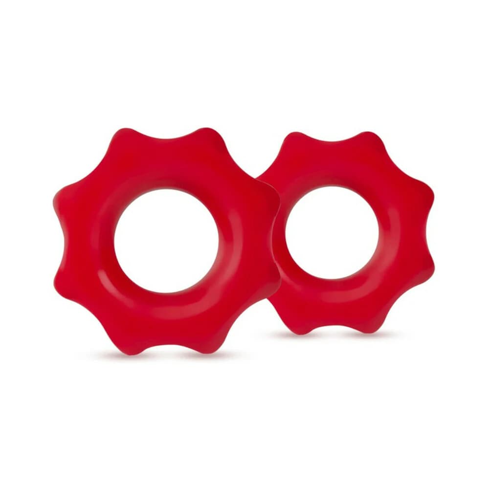 Stay Hard Nutz Cockring 2-Pack Red thumbnail