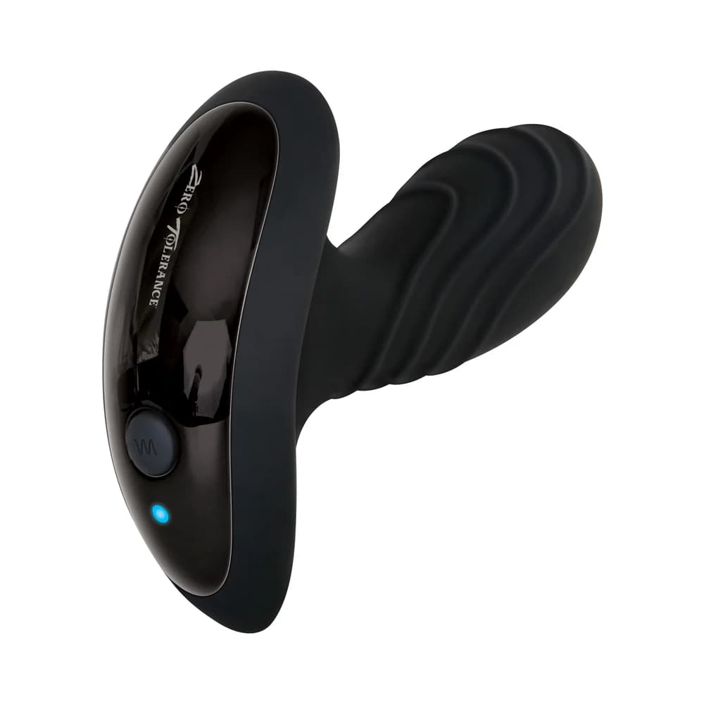 Zero Tolerance The Gentleman Rechargeable Vibrating Silicone Prostate Massager Black thumbnail