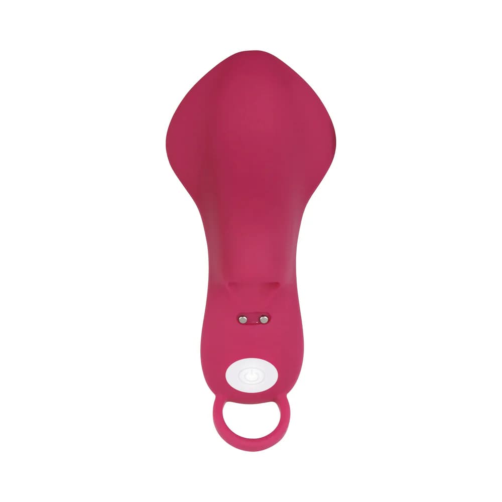 Evolved Frisky Finger Rechargeable Silicone Finger Vibrator Burgundy thumbnail