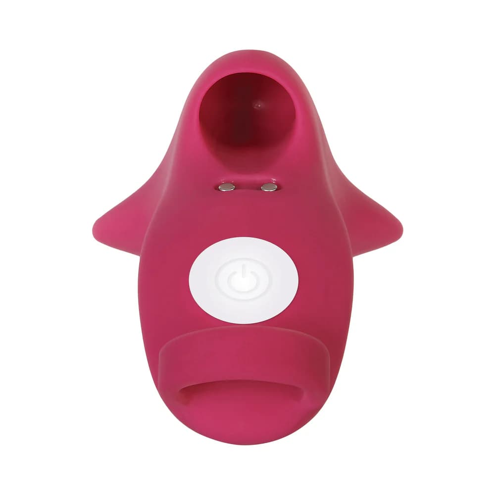 Evolved Frisky Finger Rechargeable Silicone Finger Vibrator Burgundy thumbnail