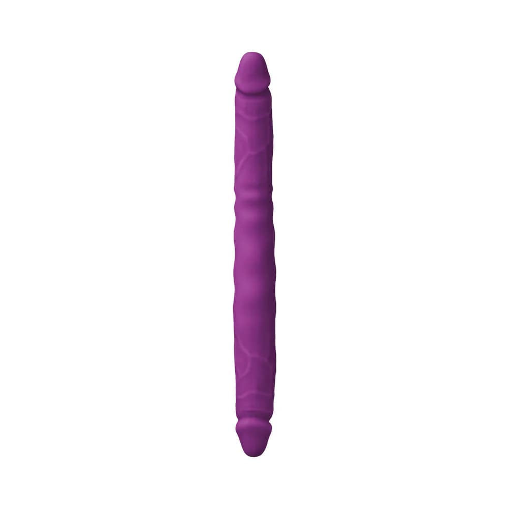 Colours Double Pleasure 12 in. Dual Ended Dildo Purple thumbnail